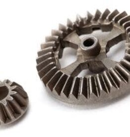 laTrax 7683 Ring gear, differential/ pinion gear, differential (metal)