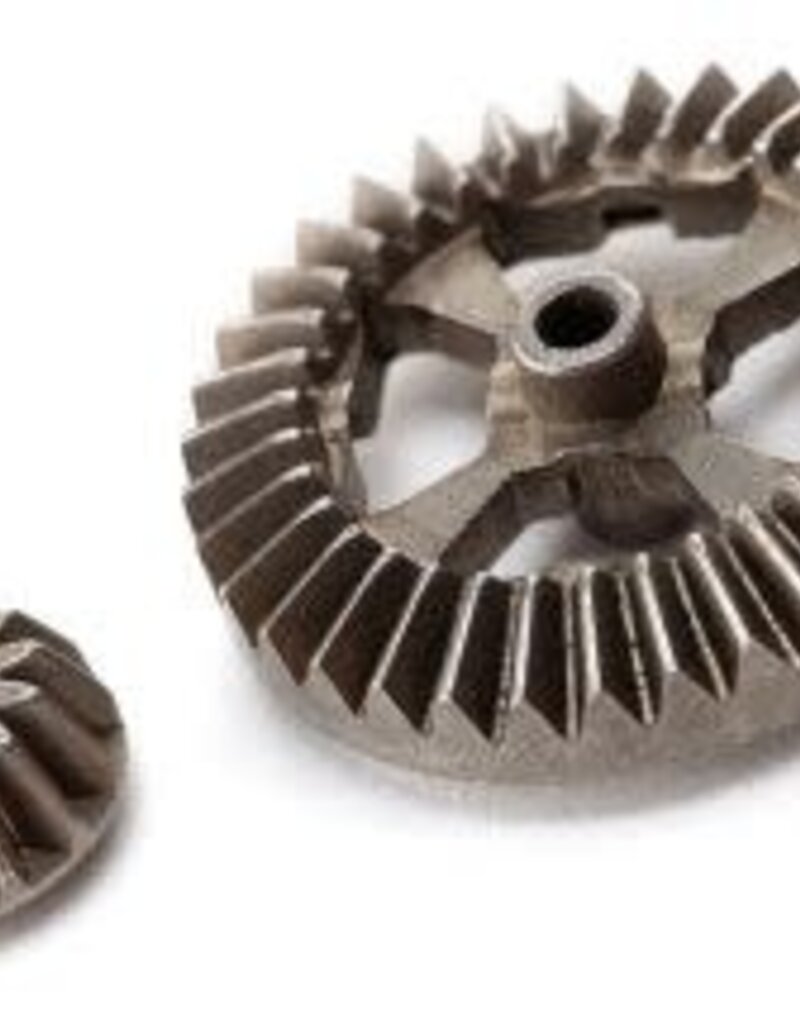 laTrax 7683 Ring gear, differential/ pinion gear, differential (metal)