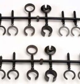 Traxxas 2668 Spring retainers, upper & lower (2)/ spring pre-load spacers: 1mm (4)/ 1.5mm (2)/ 2mm (2)/ 4mm (2)/ 8mm (2) (Big Bore Shocks)