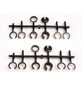 Traxxas 2668 Spring retainers, upper & lower (2)/ spring pre-load spacers: 1mm (4)/ 1.5mm (2)/ 2mm (2)/ 4mm (2)/ 8mm (2) (Big Bore Shocks)