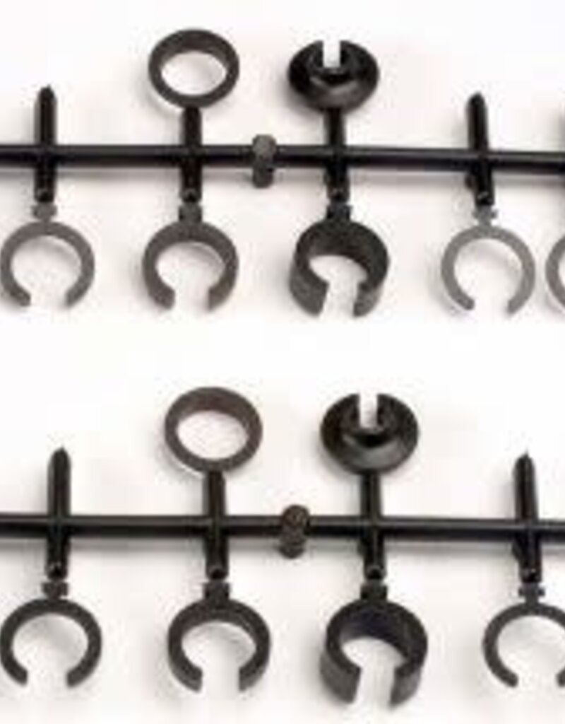 Traxxas 2668 Spring retainers, upper & lower (2)/ spring pre-load spacers: 1mm (4)/ 1.5mm (2)/ 2mm (2)/ 4mm (2)/ 8mm (2) (Big Bore Shocks)
