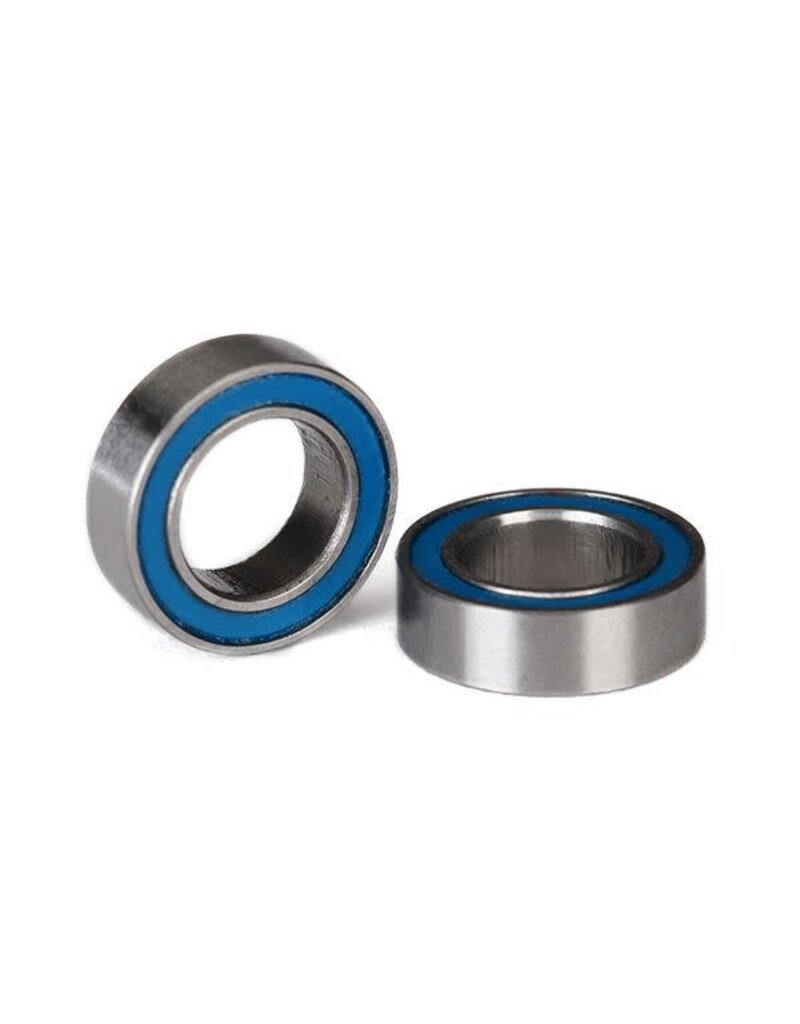 Traxxas 5105 Ball bearings, blue rubber sealed (6x10x3mm) (2)