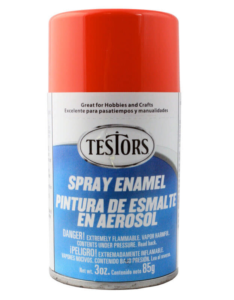 TESTORS TES1628T	 Spray 3oz Competition Orange