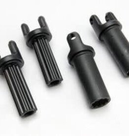 Traxxas 5456 Half shafts, center front (Revo 3.3) (internal splined (1)/ external splined (1)/ center rear (internal splined (1)/ external splined (1)) (plastic parts only)