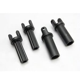 Traxxas 5456 Half shafts, center front (Revo 3.3) (internal splined (1)/ external splined (1)/ center rear (internal splined (1)/ external splined (1)) (plastic parts only)