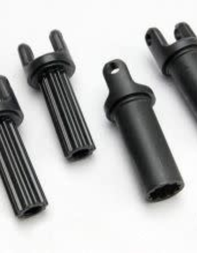 Traxxas 5456 Half shafts, center front (Revo 3.3) (internal splined (1)/ external splined (1)/ center rear (internal splined (1)/ external splined (1)) (plastic parts only)