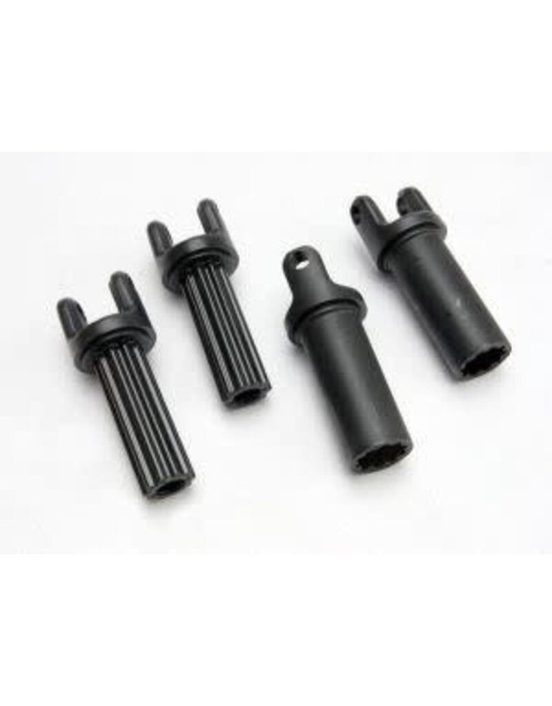 Traxxas 5456 Half shafts, center front (Revo 3.3) (internal splined (1)/ external splined (1)/ center rear (internal splined (1)/ external splined (1)) (plastic parts only)