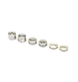 Traxxas 2539 Aluminum spacers: 3x6x1.5mm (2)/ 3x6x2.5mm (1)/ 3x6x3.8mm (2)