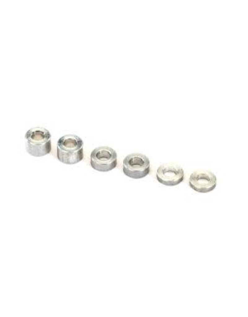 Traxxas 2539 Aluminum spacers: 3x6x1.5mm (2)/ 3x6x2.5mm (1)/ 3x6x3.8mm (2)