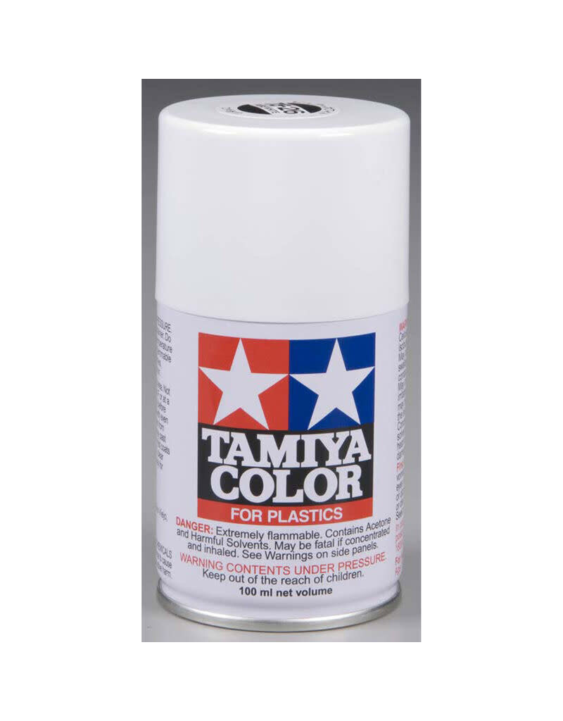 TESTORS TAM85026	 3 Spray Lacquer TS-26 Pure White