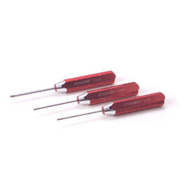Dynamite dyn2904 Machined Hex Driver Metric Set, Red Included Sizes 1.5mm 2.0mm 2.5mm