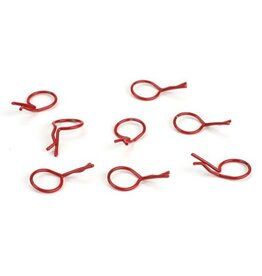 Dynamite DYN5551	 Bent Body Clips Red (8)