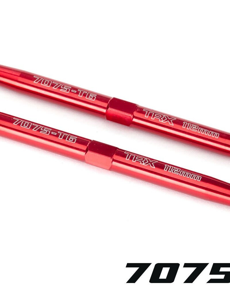 Traxxas 5141R TOE LINK 112MM FRNT RED