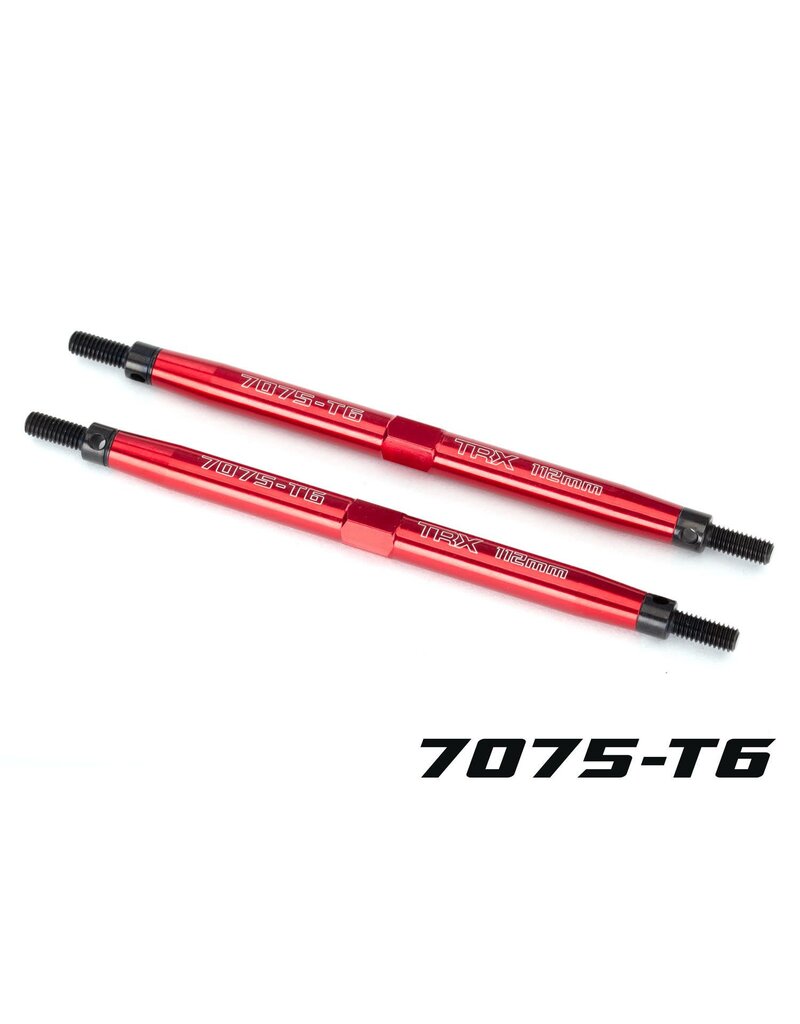 Traxxas 5141R TOE LINK 112MM FRNT RED
