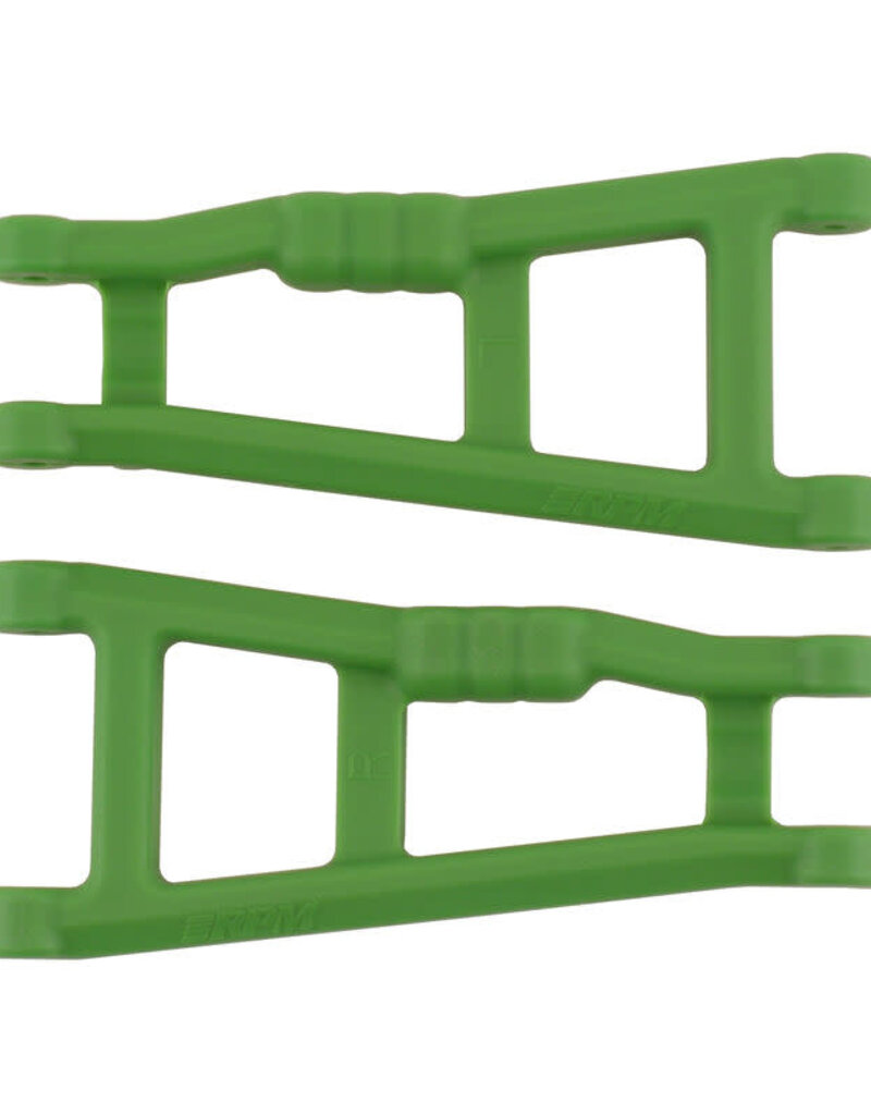 RPM RPM80184	 Rear A-Arms, Green: Electric Rustler, Stampede