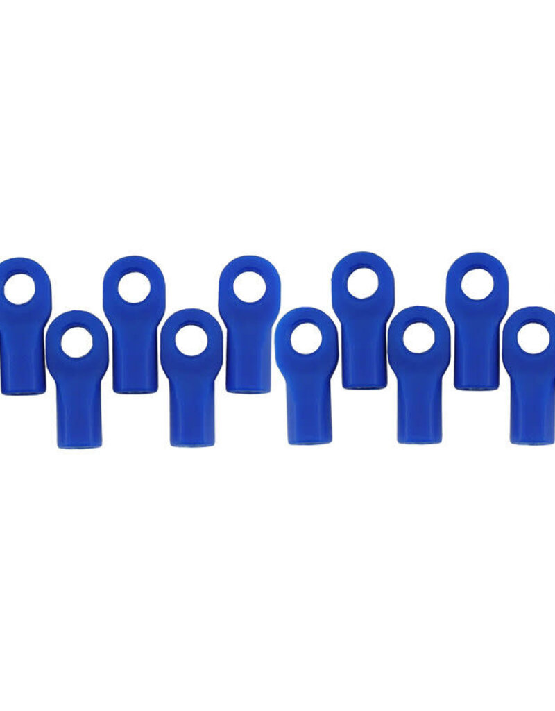 RPM RPM80475	 Short Rod Ends (12), Blue: TRA 1/10