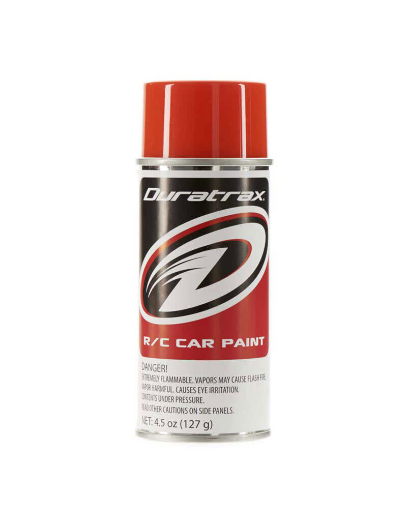 DURATRAX DTXR4256	 Polycarb Spray Competition Orange 4.5 oz
