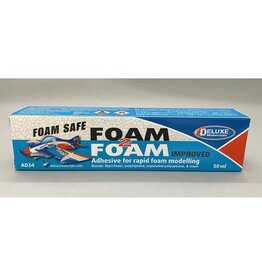 DLMAD34	 Foam 2 Foam, Foam Safe Glue 50ml: EPO, EPS, Wood