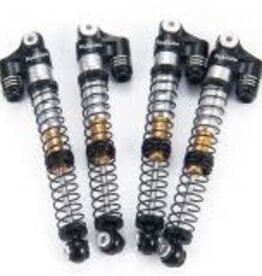 Power Hobby PHBSCX24771Black- Powerhobby1/24 Axial SCX24 Aluminum 58mm Long Travel Shocks Jeep Bronco Black