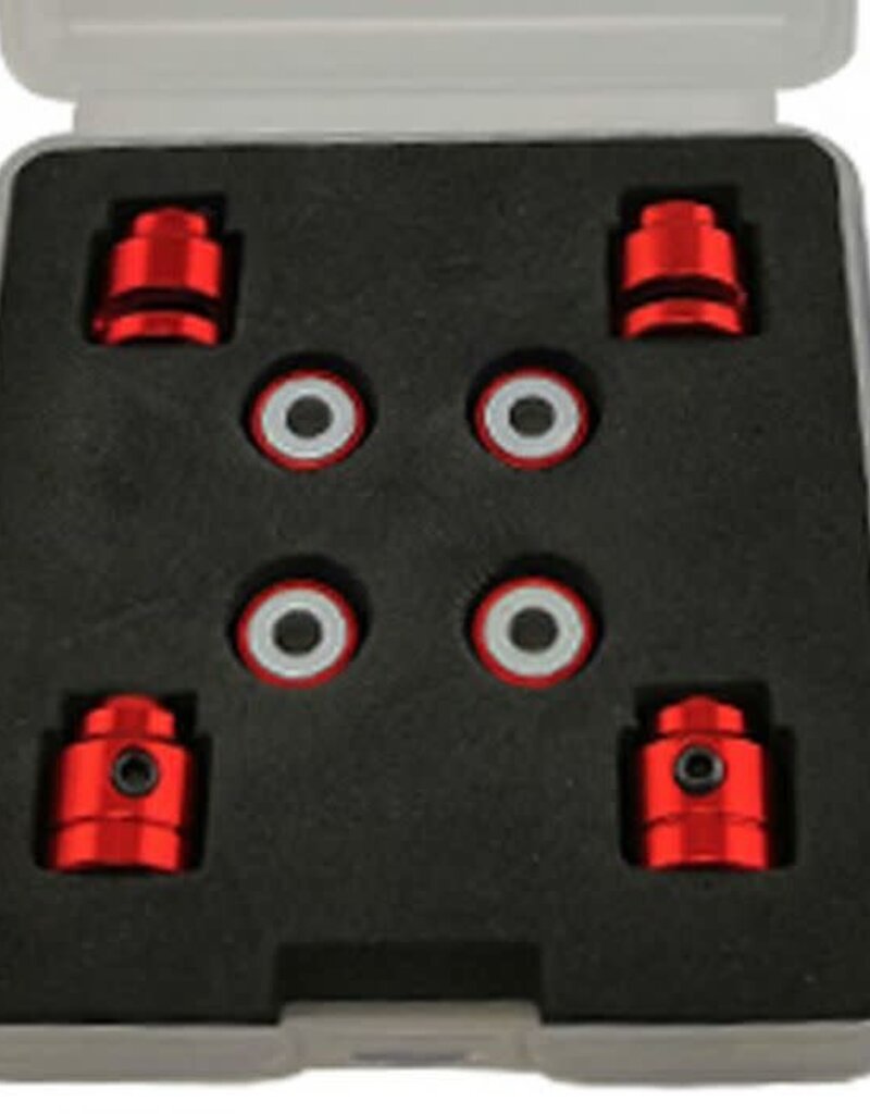 Power Hobby PH2001-red Powerhobby 1/10 Car Crosshair Magnetic Body Mount / Mounting Kit On-Road Red