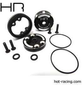 Hot Racing HRATE38CH	 Sealed Alum Differential Case: TRA 2wd Electric
