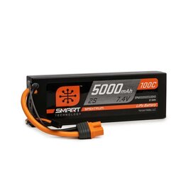 SPM SPMX50002S100H3 5000mAh 2S 7.4V 100C Smart LiPo Hardcase; IC3