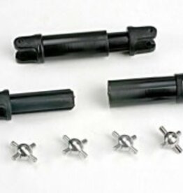 Traxxas 1651 Half-shafts (internal-splined (2)/external-splined (2))/ metal U-joints (4)