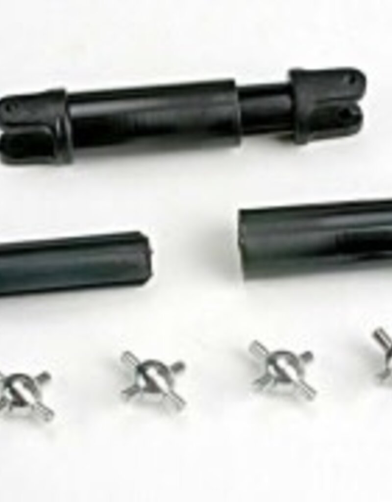 Traxxas 1651 Half-shafts (internal-splined (2)/external-splined (2))/ metal U-joints (4)