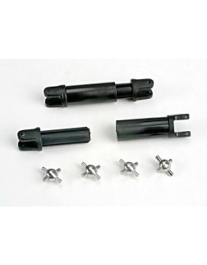 Traxxas 1651 Half-shafts (internal-splined (2)/external-splined (2))/ metal U-joints (4)