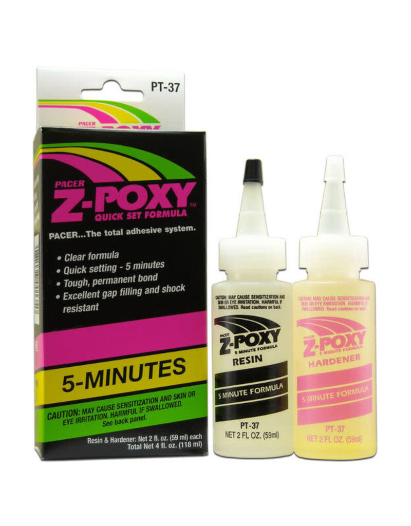 Zap PAAPT37	 ZAP 5 Min Z-Poxy, 4 oz