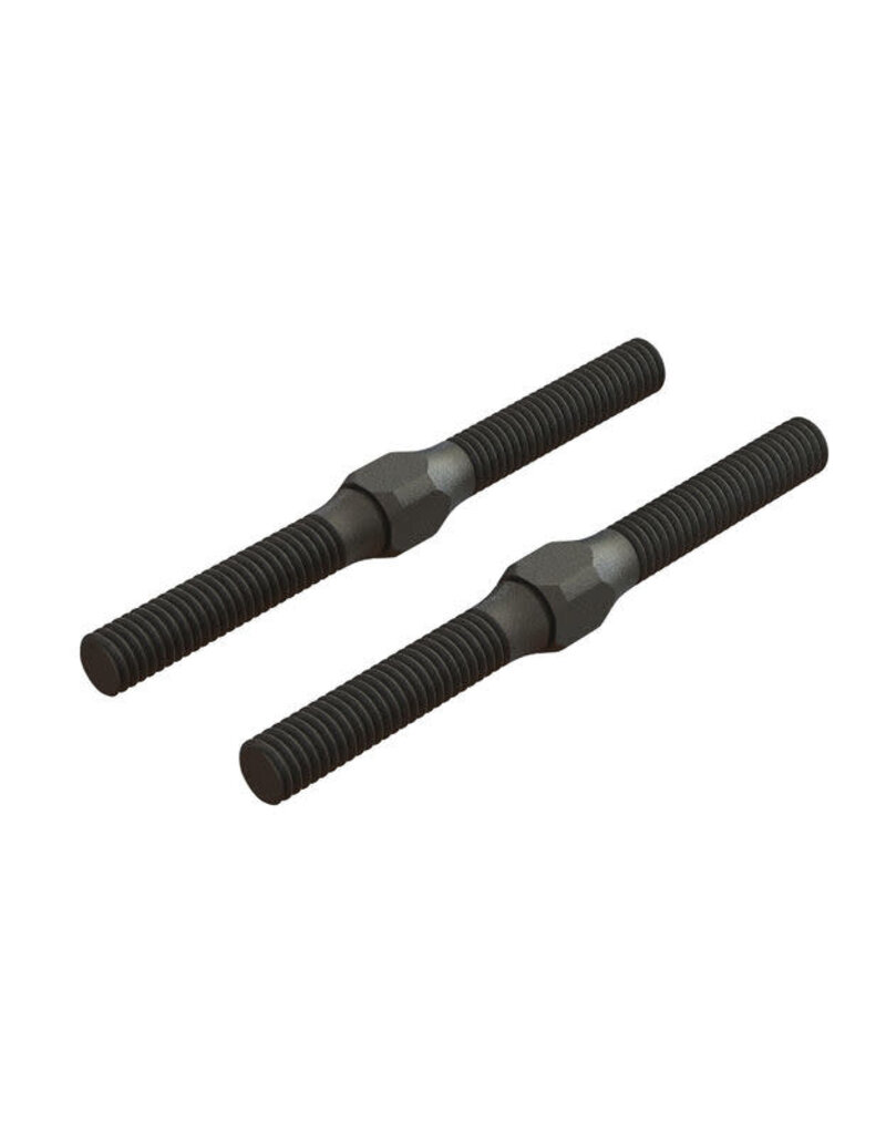 Arrma AR330542 Steel Turnbuckle M4x48mm Black (2)