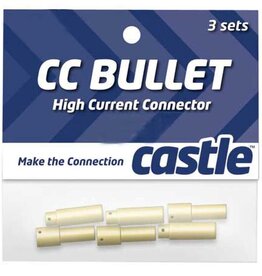 Castle Creations CSECCBUL43	 4mm High Current CC Bullet Connector Set
