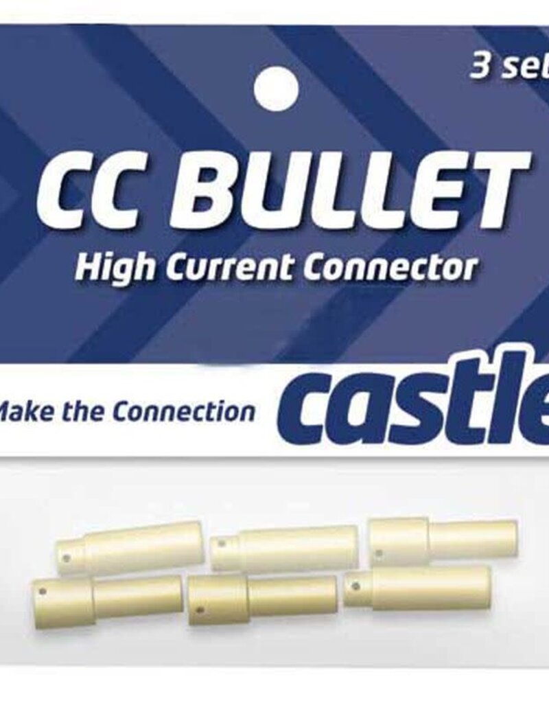 Castle Creations CSECCBUL43	 4mm High Current CC Bullet Connector Set