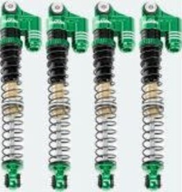 Power Hobby PHBSCX24771Green- 1/24 Axial SCX24 Aluminum 58mm Long Travel Shocks Jeep Bronco Green