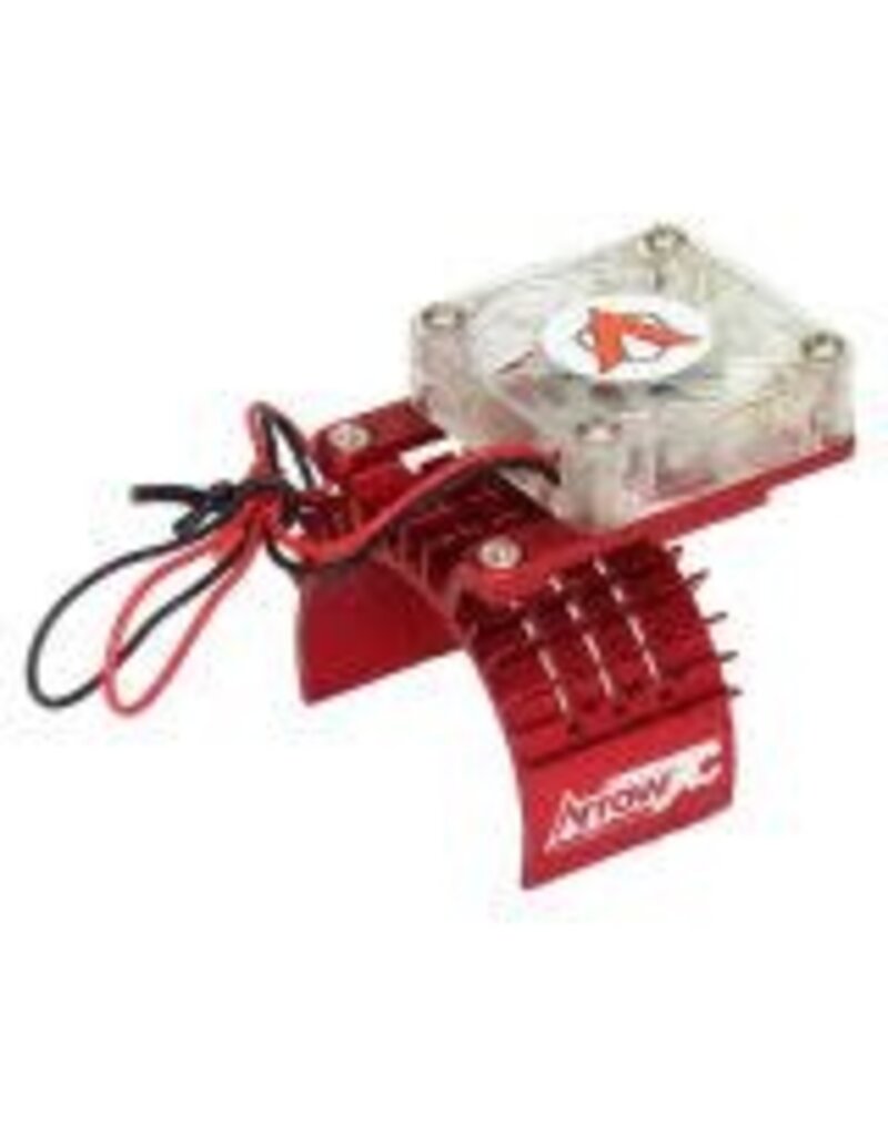 Power Hobby ARC1004-Red-1 Aluminum Motor Heatsink Cooling Fan Traxxas Slash Stampede Rustler Bandit Red