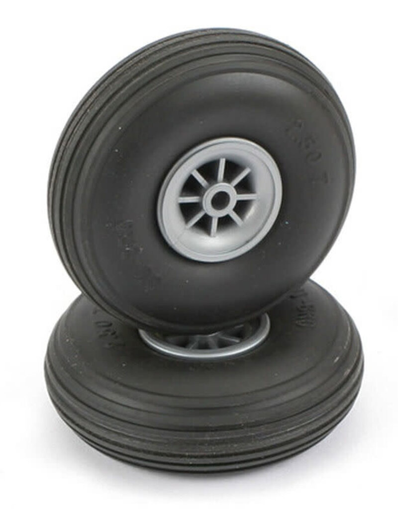Dubro DUB250T	 Treaded Wheels,2-1/2