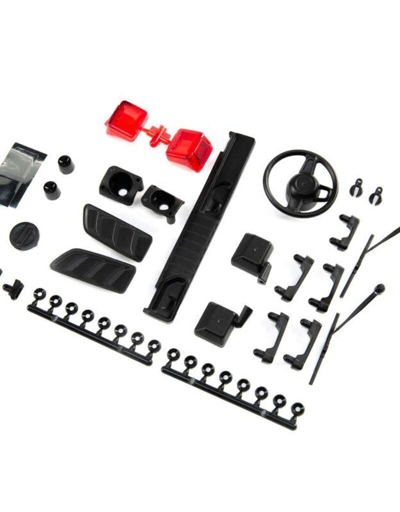 Axial AXI230022	 Exterior Body Detail Parts Jeep JLU: SCX10III