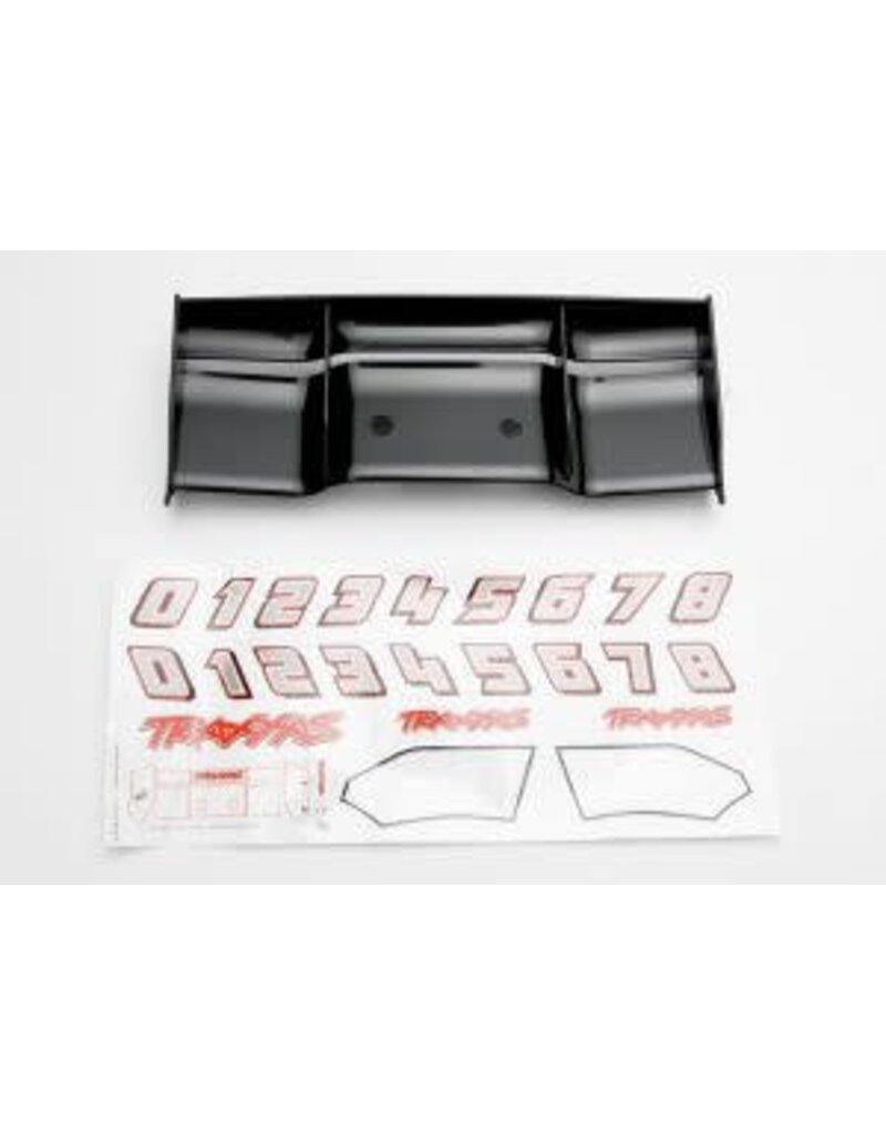 Traxxas 5446 WING REVO (BLACK)/ DECAL SHEET