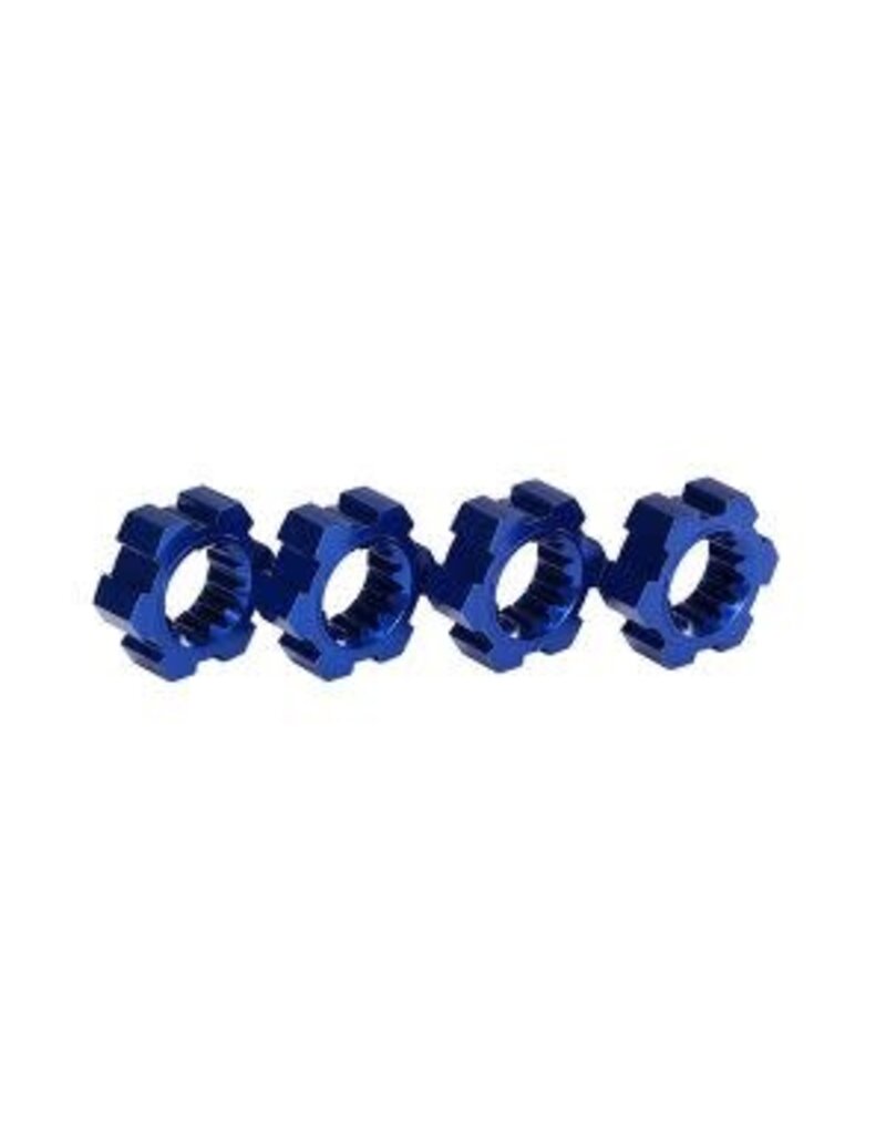 Traxxas 7756X WHEEL HUB X-MAXX ALUMINUM BLUE