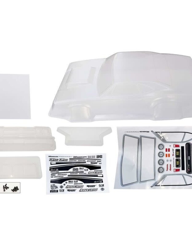 Team Associated ASC71082	DR10 Reakt Drag Body, Clear