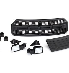 Traxxas 5028 Body accessories kit, 2017 Ford Raptor® (includes grille, hood insert, side mirrors, & mounting hardware)