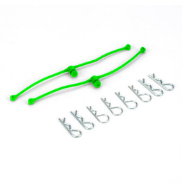 Dubro DUB2253  BODY KLIP RETAINERS GREEN