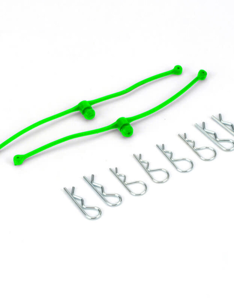 Dubro DUB2253  BODY KLIP RETAINERS GREEN
