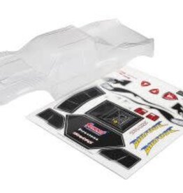 Traxxas 3657 Body, Bigfoot®, Officially Licensed replica (clear, requires painting)/ window masks/ decal sheet