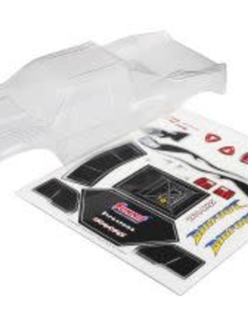 Traxxas 3657 Body, Bigfoot®, Officially Licensed replica (clear, requires painting)/ window masks/ decal sheet