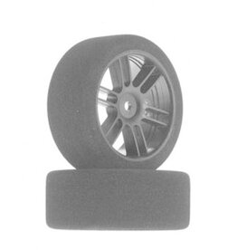 BSR Tires BXRF2635B	 Front 26mm Nitro Touring Foam Tire, Blk Whl, 35(2)