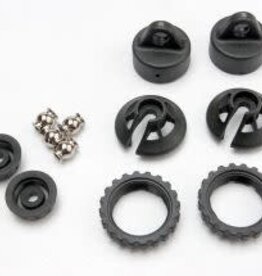 Traxxas 5465 Caps and spring retainers, GTR shock (upper cap (2)/ hollow balls (2)/ bottom cap (2)/ upper retainer (2)/ lower retainer (2))