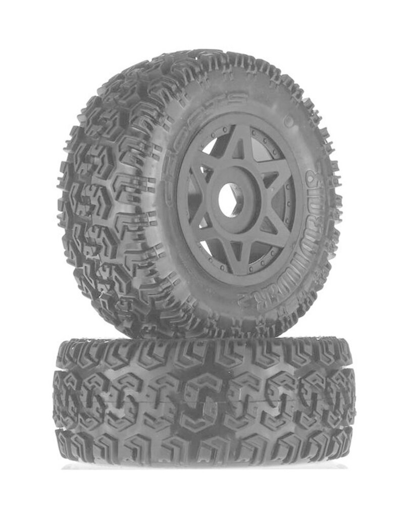 Arrma ARAC9422	 AR550003 Dboots Sidewinder 2 6S Glued Black