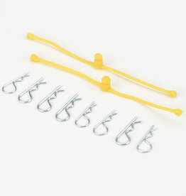 Dubro DUB2247 Body Klip Retainers Yellow