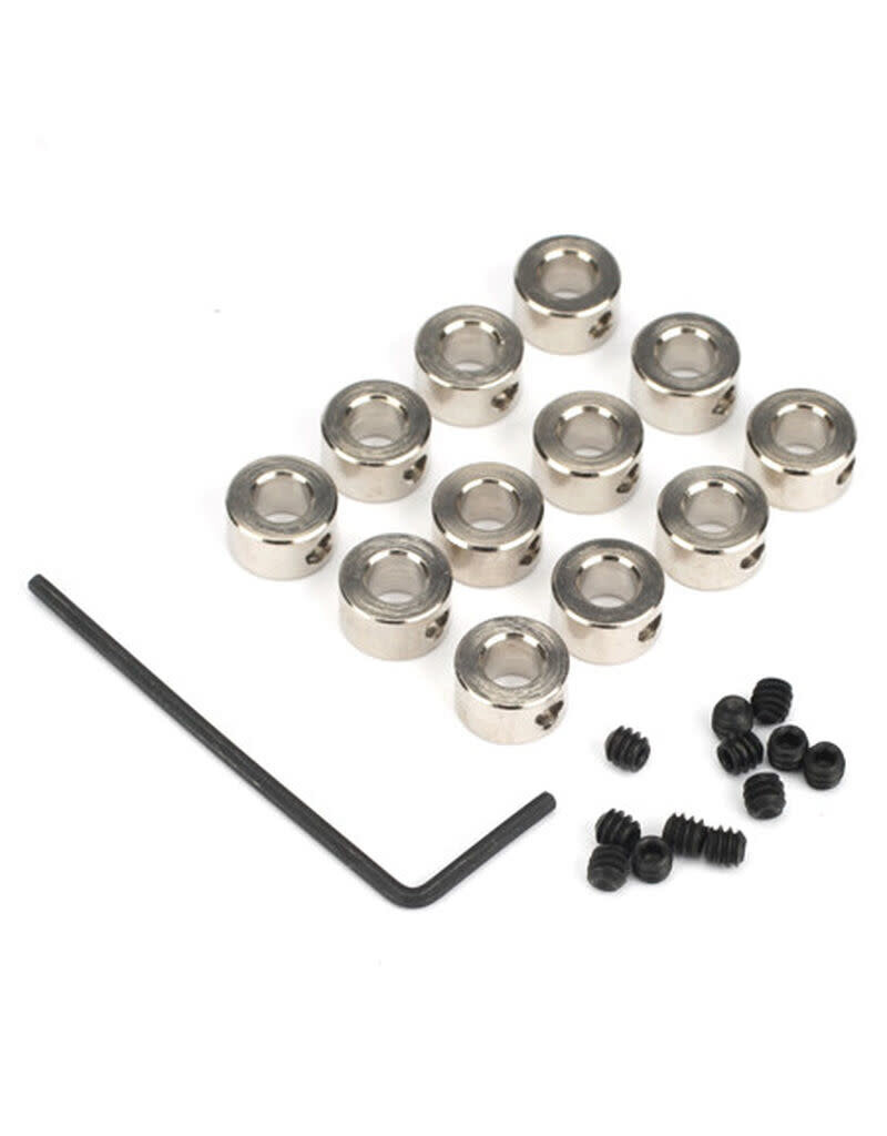 Dubro DUB599	 Bulk Dura-Collars,3/16" (12)